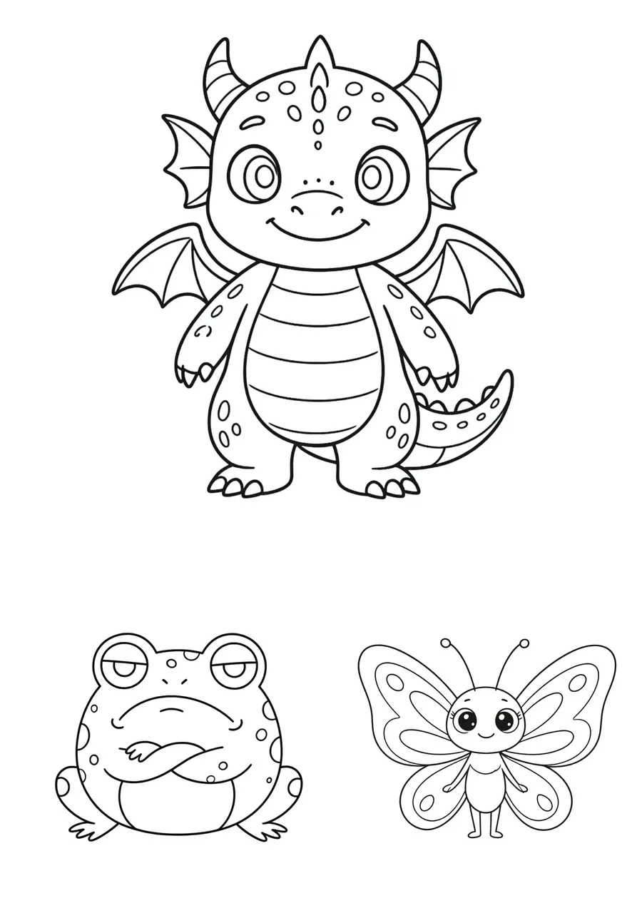 Colour in Mipis, Grumbles and the butterfly